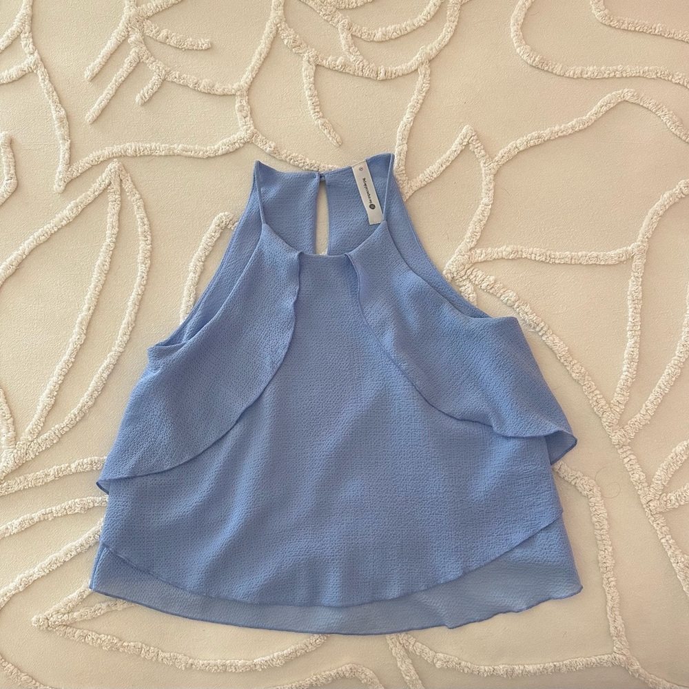 Women's Blue Sleeveless Top
